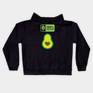 100% Vegan t-shirt Kids Hoodie